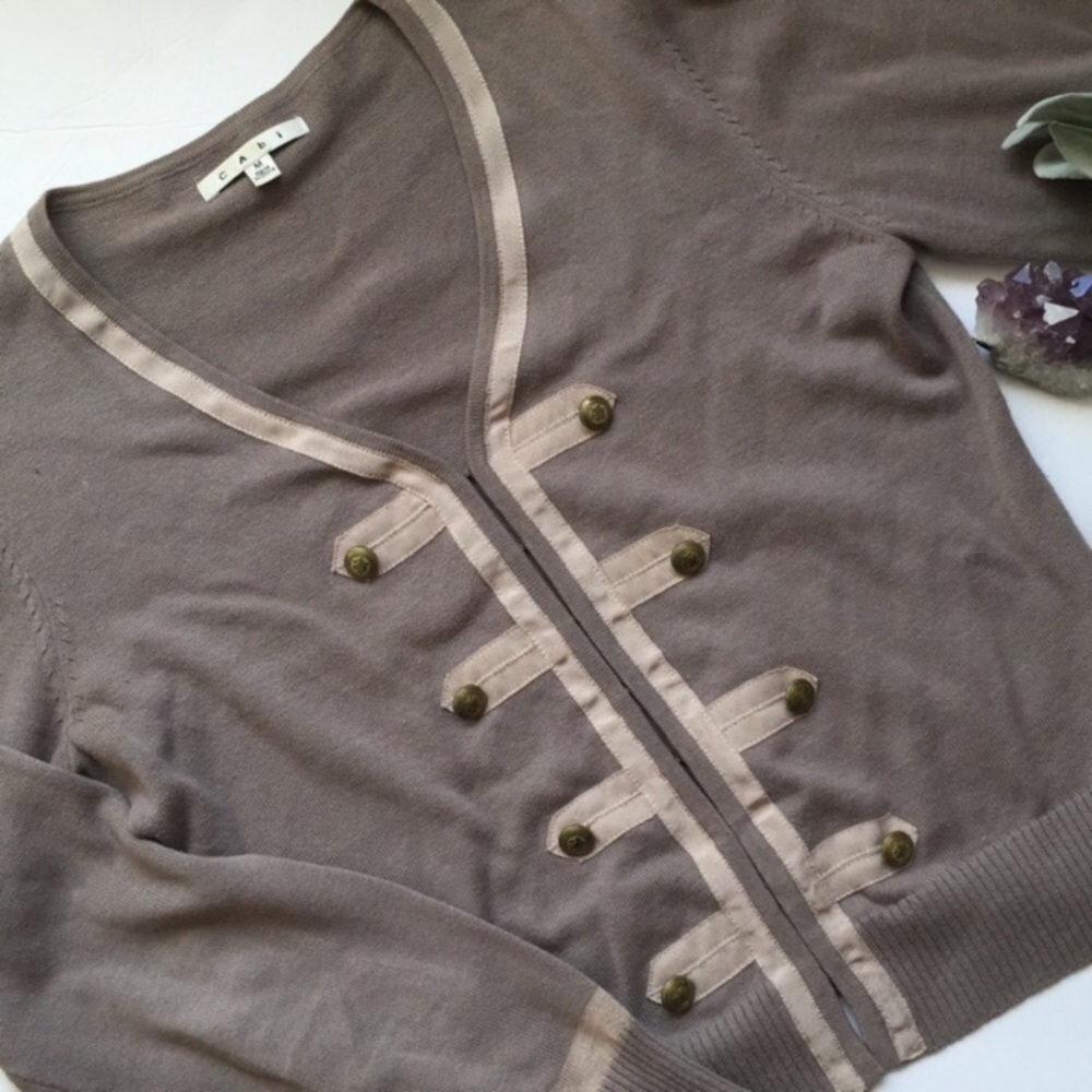 CAbi Marching Band 3/4 Sleeve Cardigan